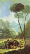 Francisco Jose de Goya Fall (La Cada) Spain oil painting artist